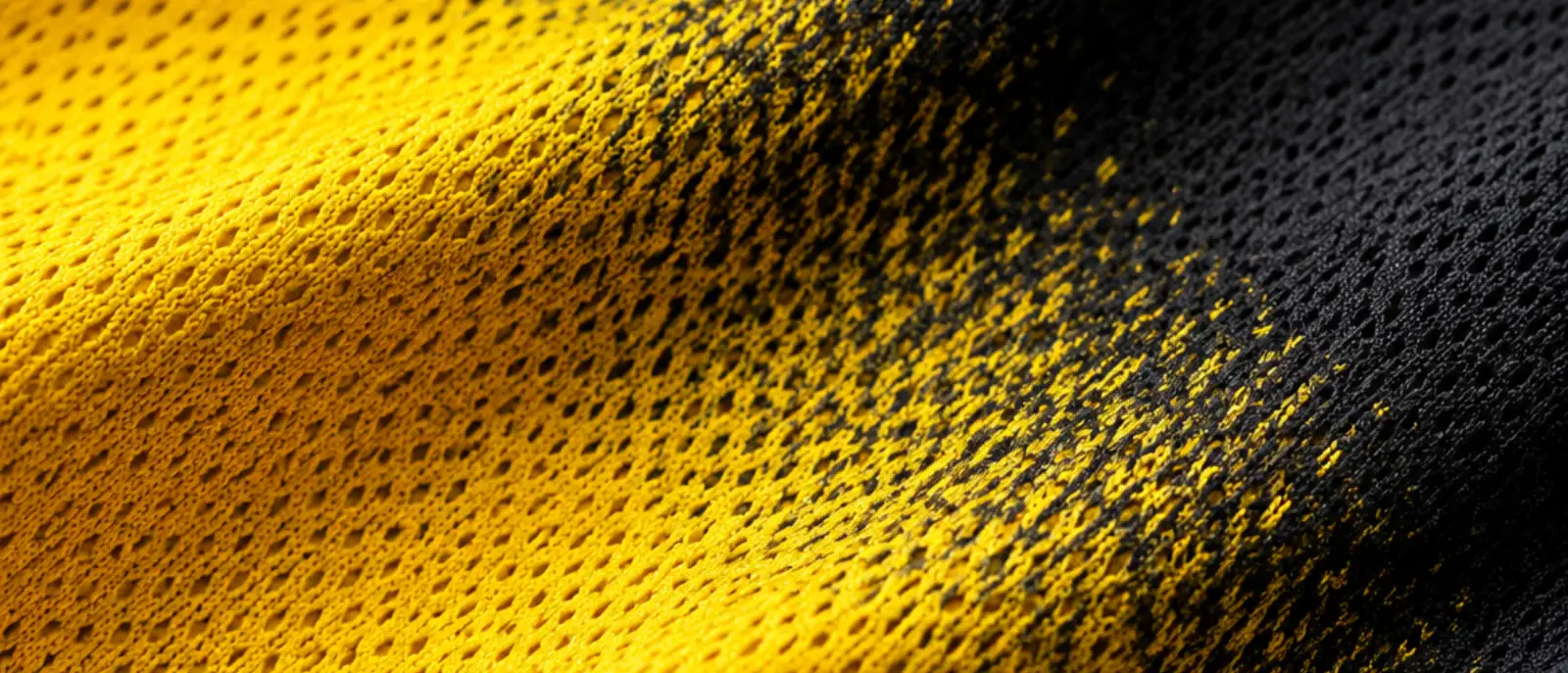 Macro view of performance jersey fabric weave