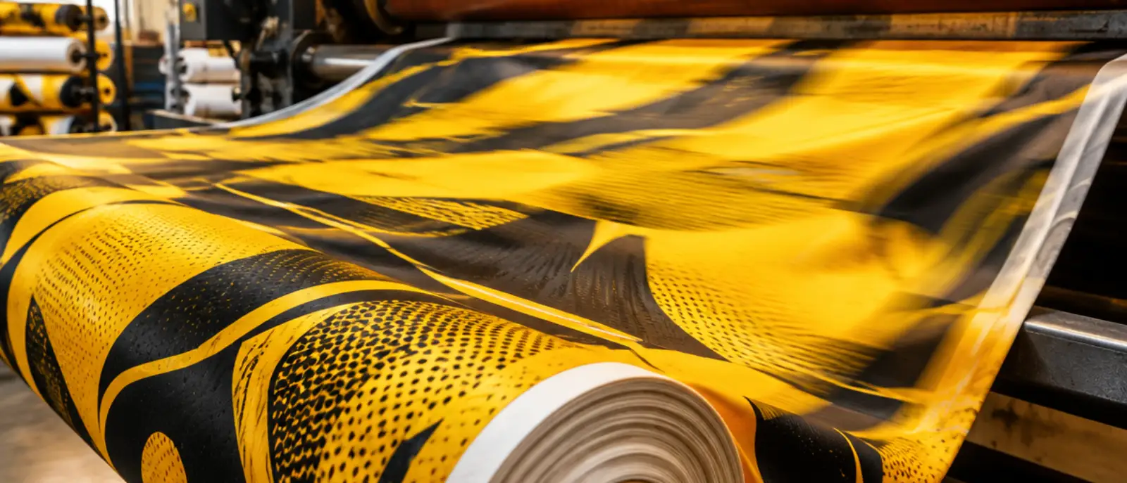 Sublimation press printing a jersey design onto fabric
