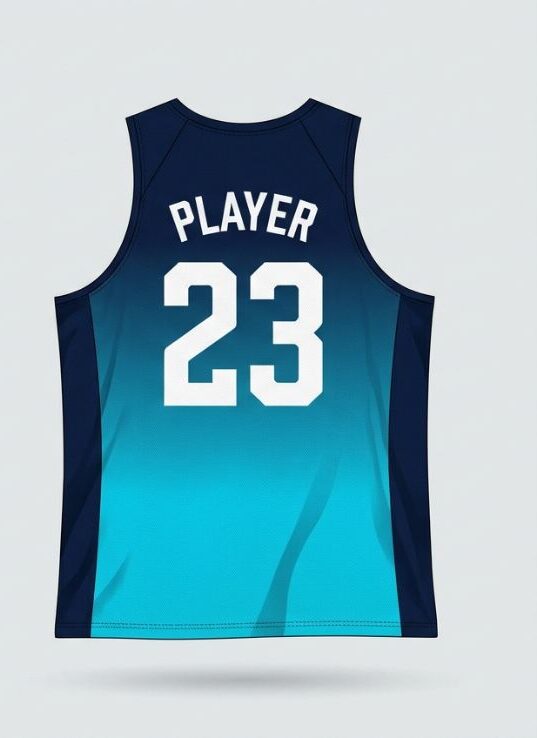 Apex Fade Basketball Jersey, back