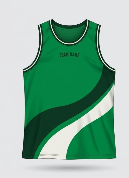 Emerald Crash Basketball Jersey