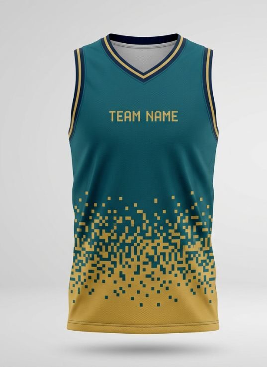 Peacock Pixel Basketball Jersey