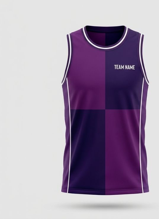 Orchid Quarter Basketball Jersey