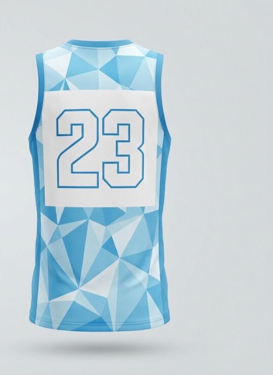 Frost Bite Basketball Jersey, white, back