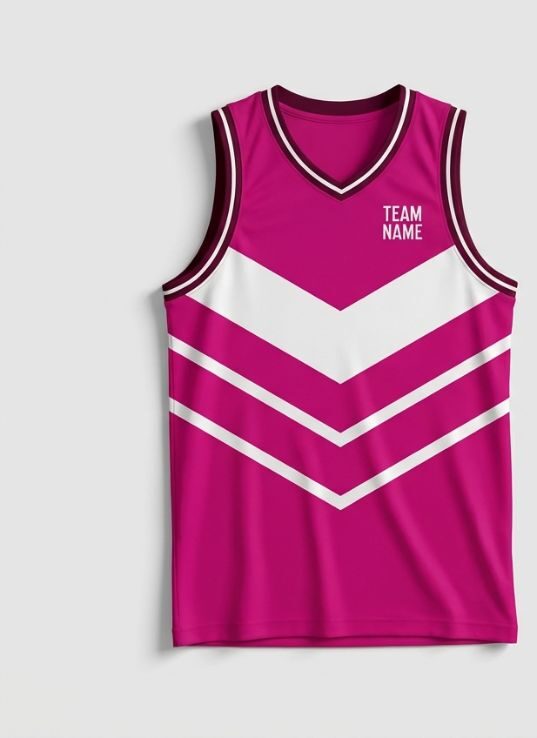 Magenta Strike Basketball Jersey