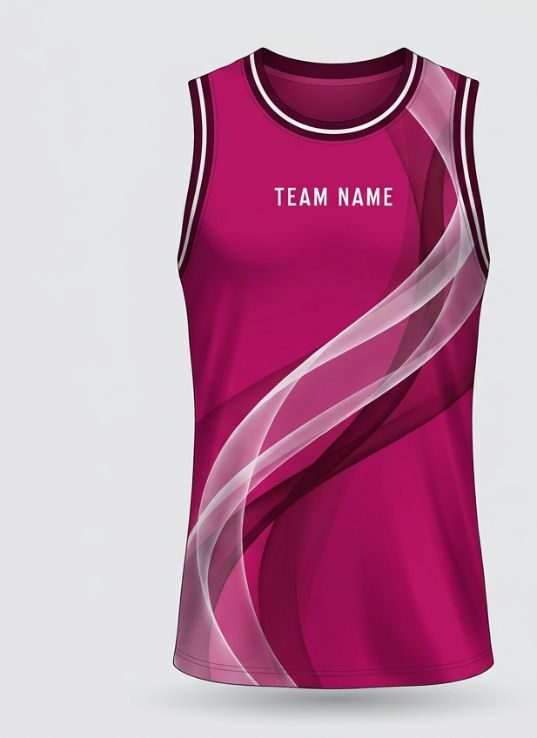 Magenta Flow Basketball Jersey
