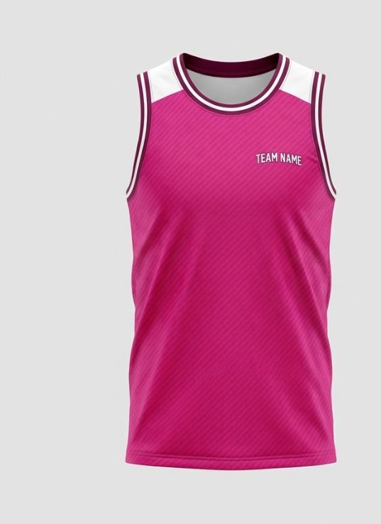 Magenta Weave Basketball Jersey