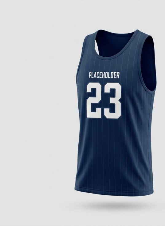 Midnight Pinstripe Basketball Jersey