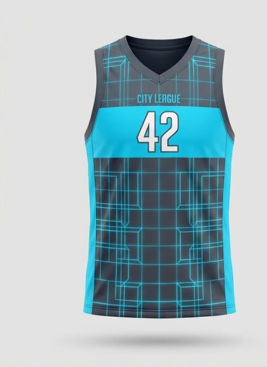 Cyber Grid Basketball Jersey