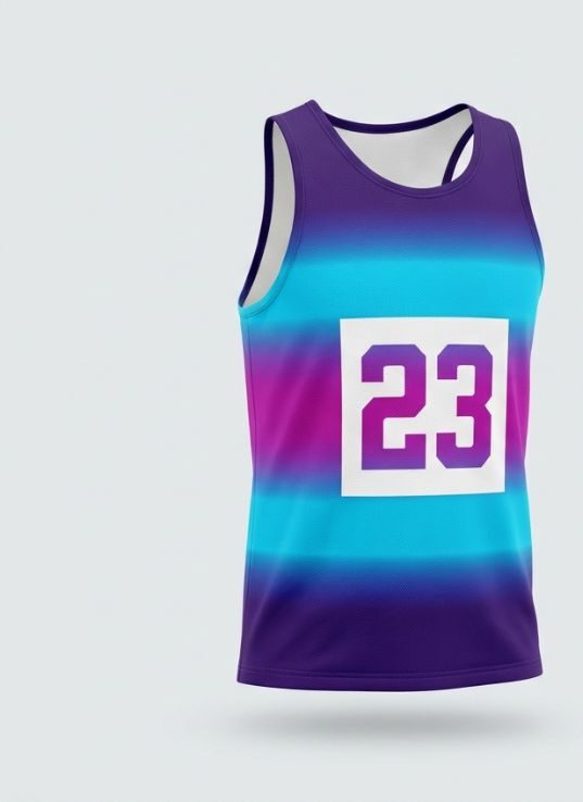 Retro Wave Basketball Jersey