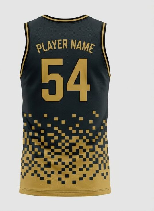 Onyx Fade Basketball Jersey, onyx black, back