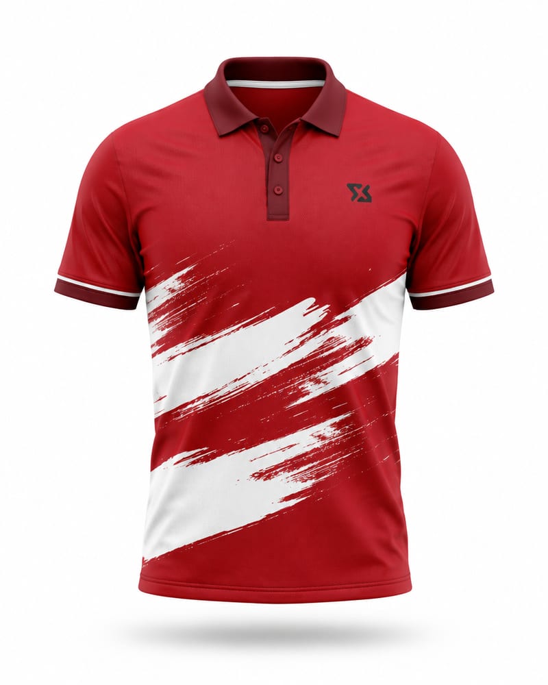 Scarlet Stroke Cricket Jersey