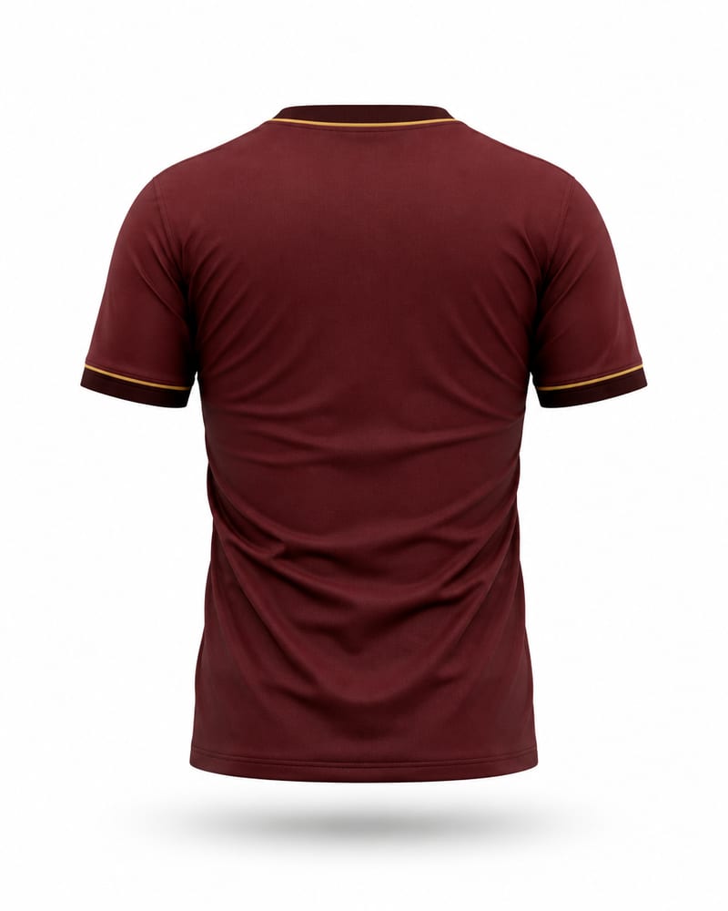 Maroon Gradient Cricket Jersey, maroon, back