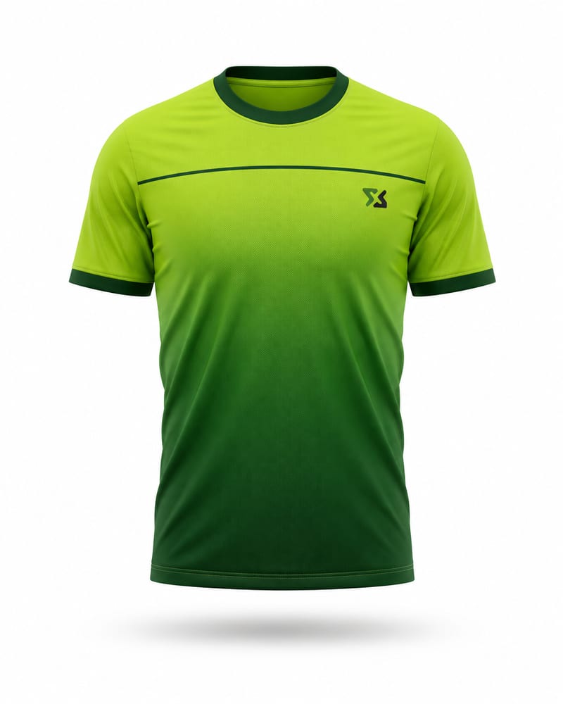 Lime Gradient Cricket Jersey