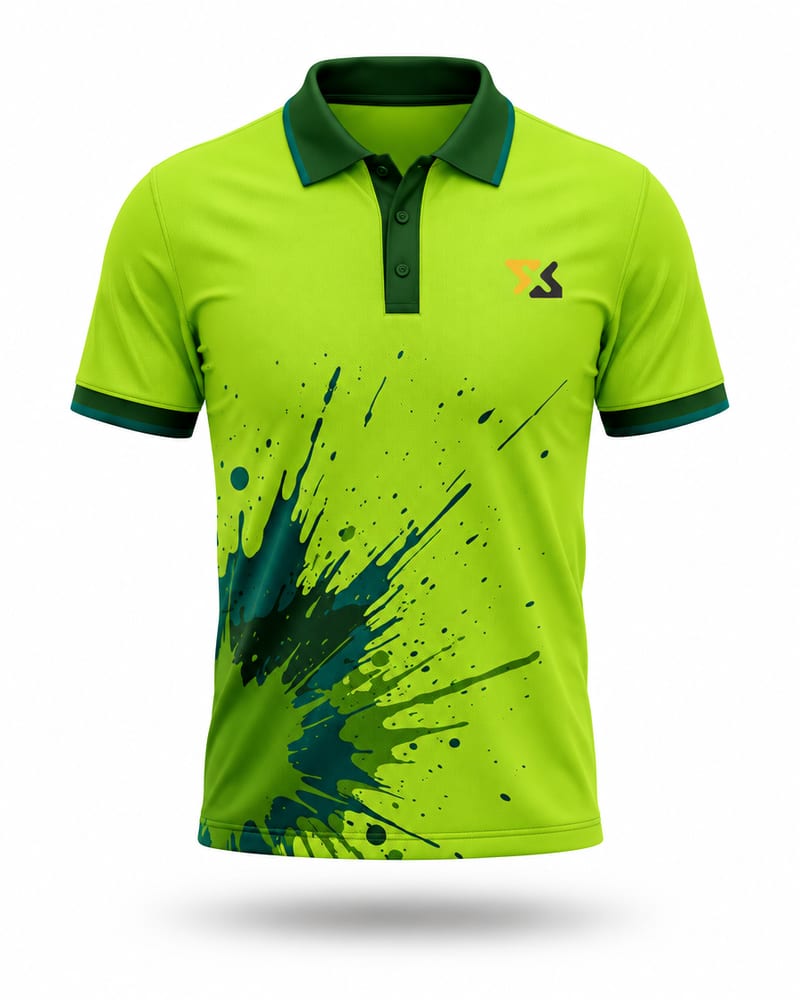 Lime Splash Cricket Jersey