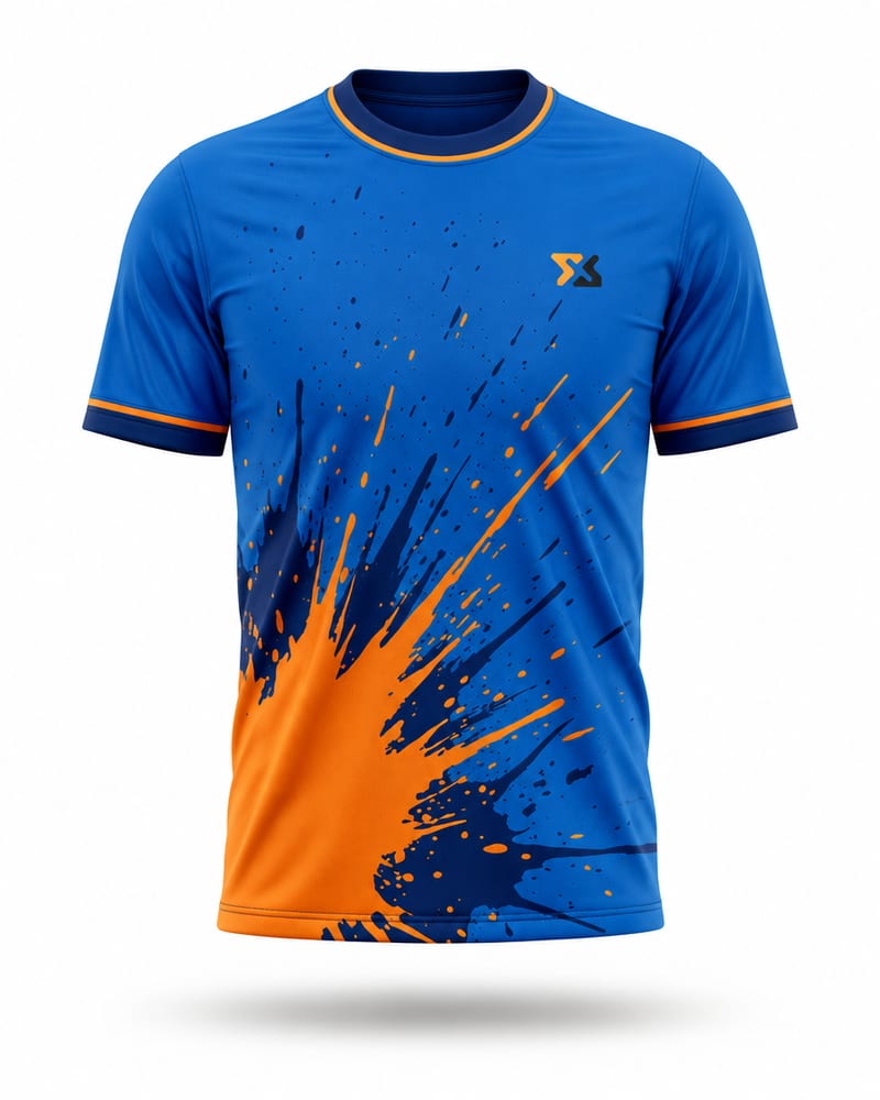 Azure Riot Cricket Jersey