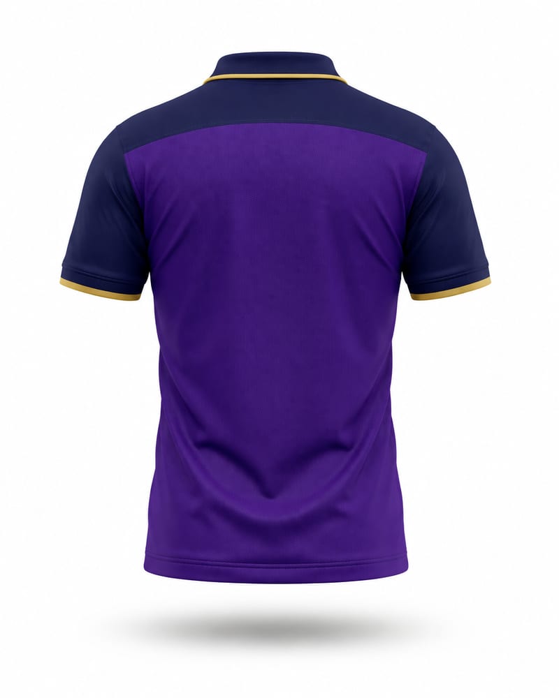 Purple Sash Cricket Jersey, purple, back