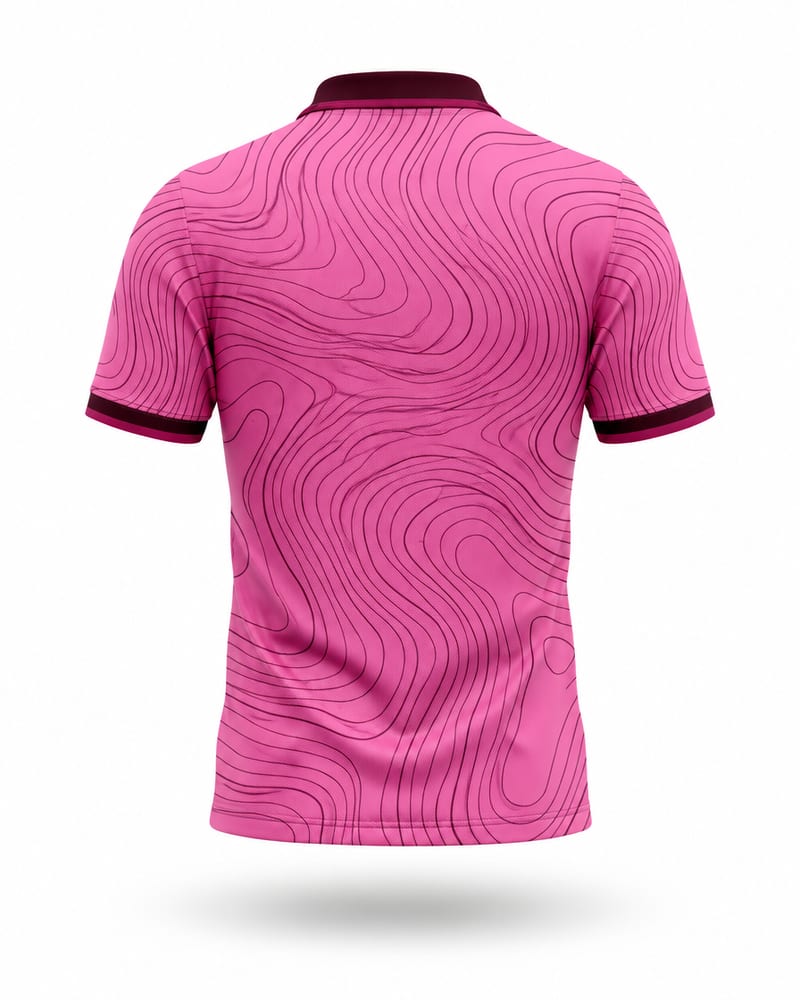 Rose Topo Cricket Jersey, rose pink, back