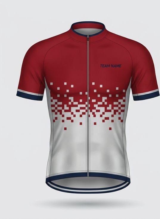 Scarlet Pixel Cycling Jersey