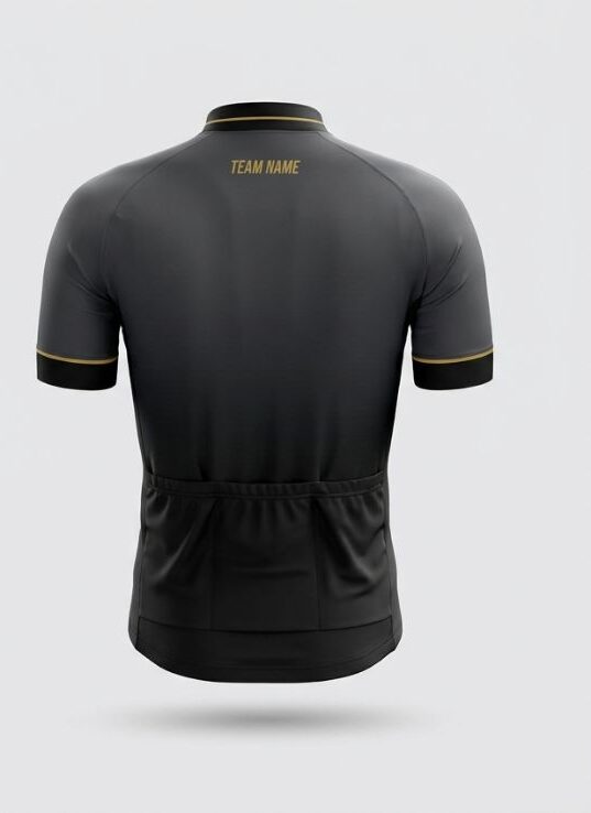 Onyx Dusk Cycling Jersey, onyx black, back