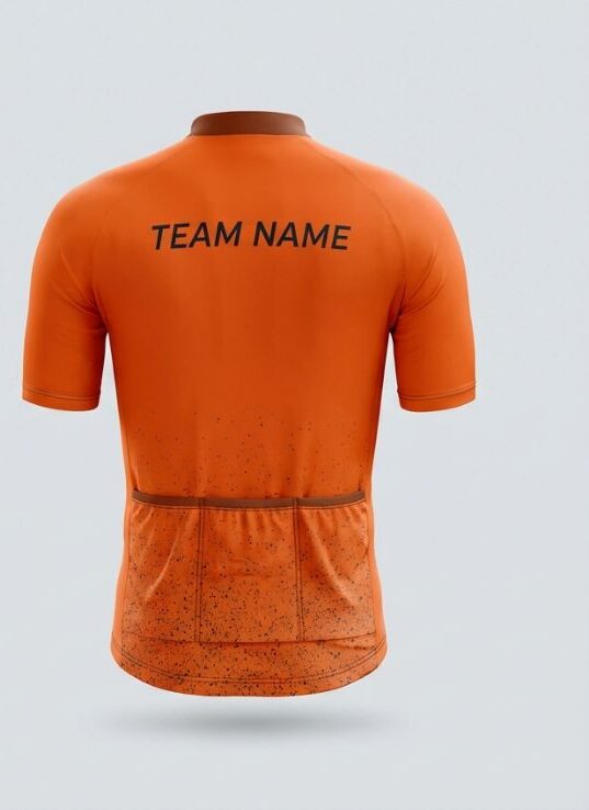 Ember Static Cycling Jersey, ember orange, back