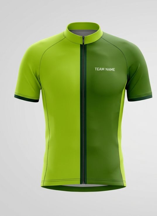 Lime Split Cycling Jersey