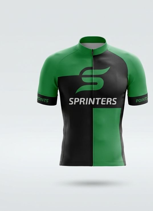 Sprinter’s Green Cycling Jersey