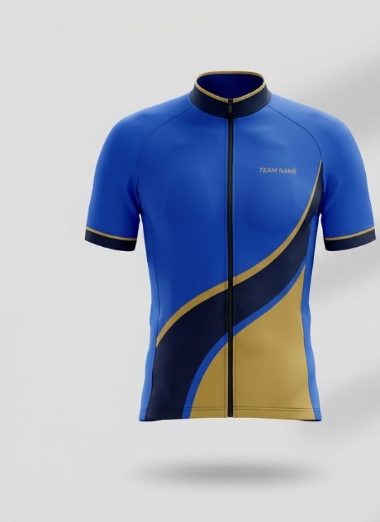 Cobalt Wave Cycling Jersey