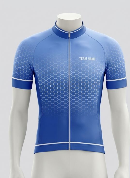 White Hex Cycling Jersey