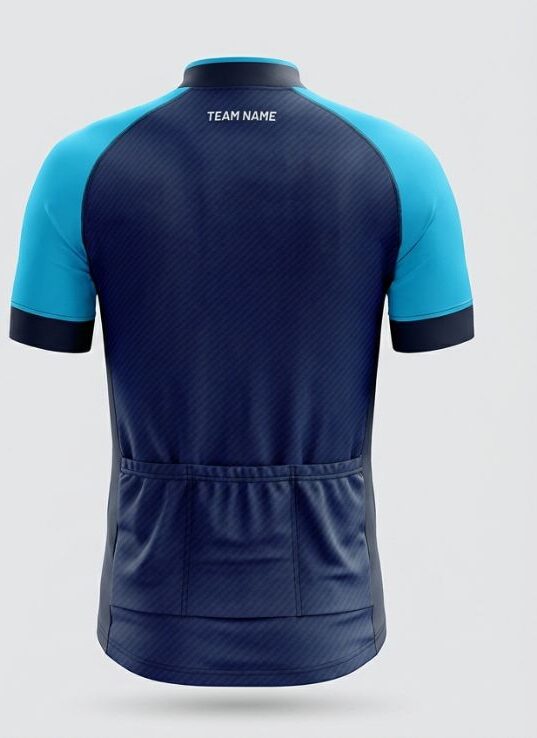 Cobalt Carbon II Cycling Jersey, cobalt blue, back