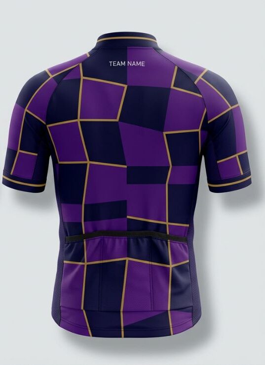 Violet Blade Cycling Jersey, violet, back