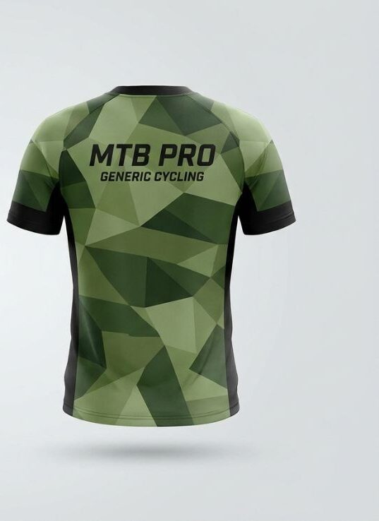 Mountain Camo Cycling Jersey, back