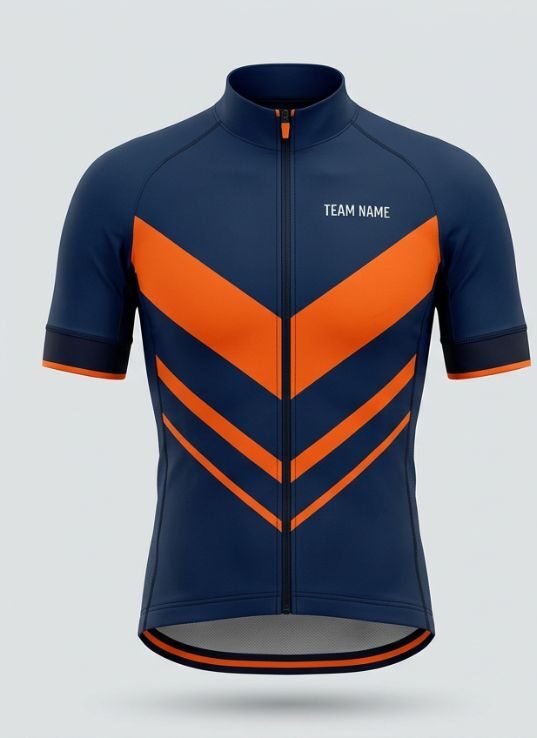Ink Navy Chevron Cycling Jersey