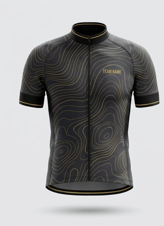 Gold Topo Cycling Jersey