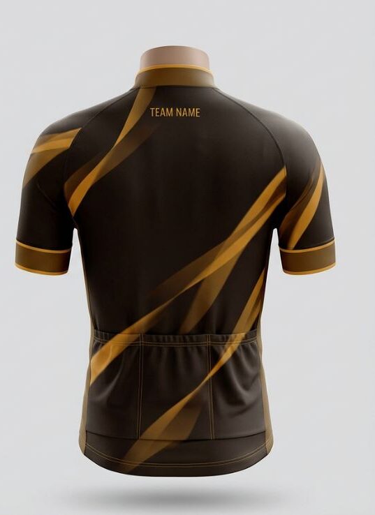 Ember Aurora Cycling Jersey, ember orange, back
