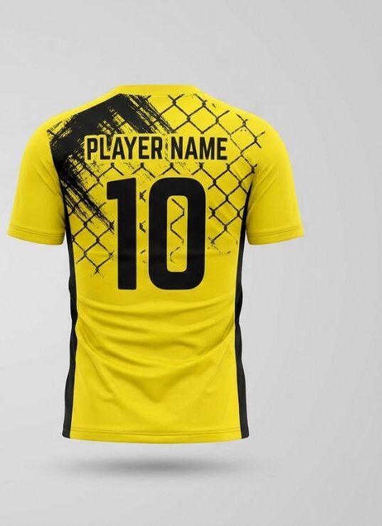 Voltage Cage Soccer Jersey, back