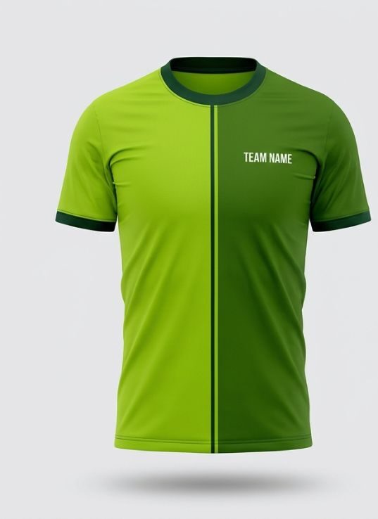 Lime Half Soccer Jersey