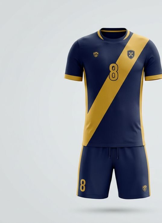 Golden Sash Soccer Jersey