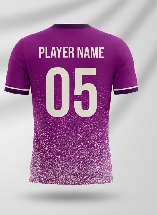 Orchid Static Soccer Jersey, orchid purple, back