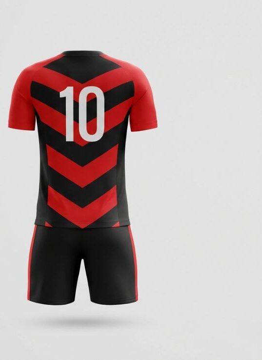 Chevron Strike Soccer Jersey, back