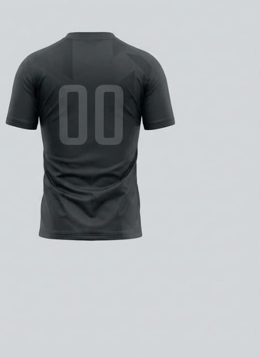 Shadow Mono Soccer Jersey, black, back