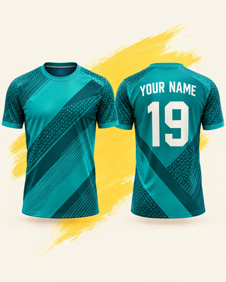 Barcelona fan jersey design, Third (Bold accent), front and back