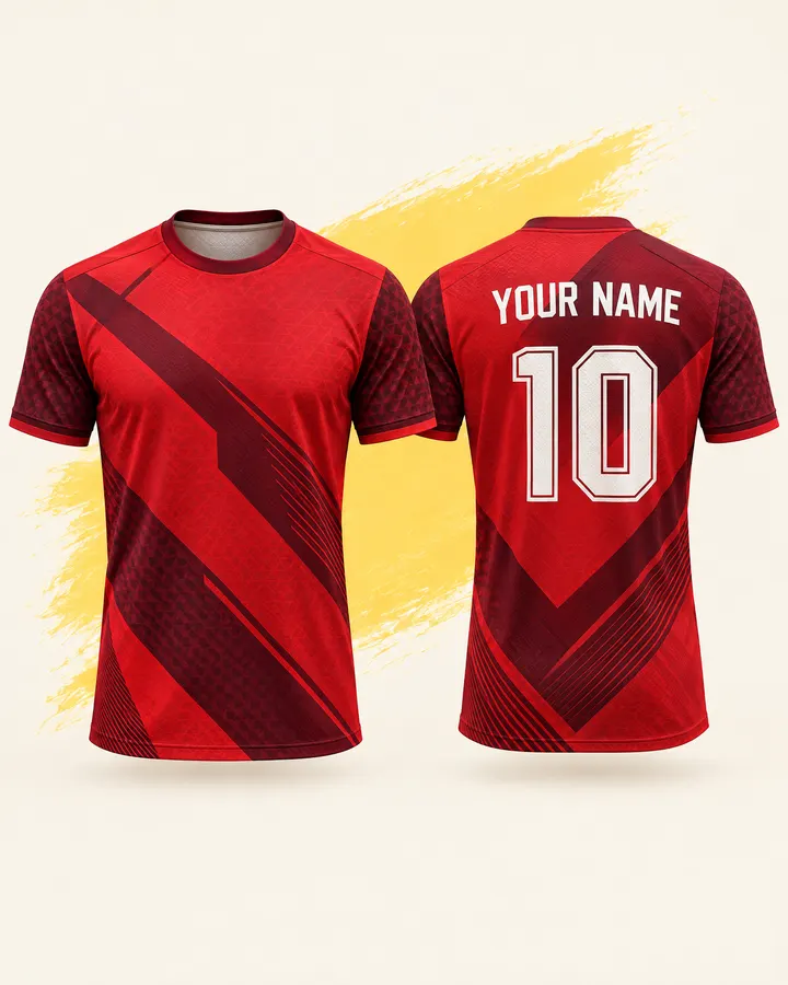 Man Utd fan jersey design, Retro (Classic), front and back
