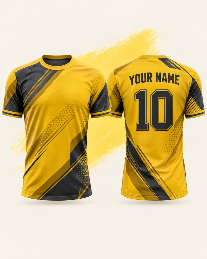 Personalised fan jersey design, Full Custom (Your colours), front and back