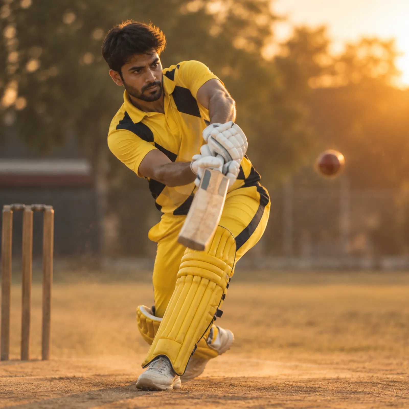 Cricket team celebrating a wicket in custom sublimated jerseys