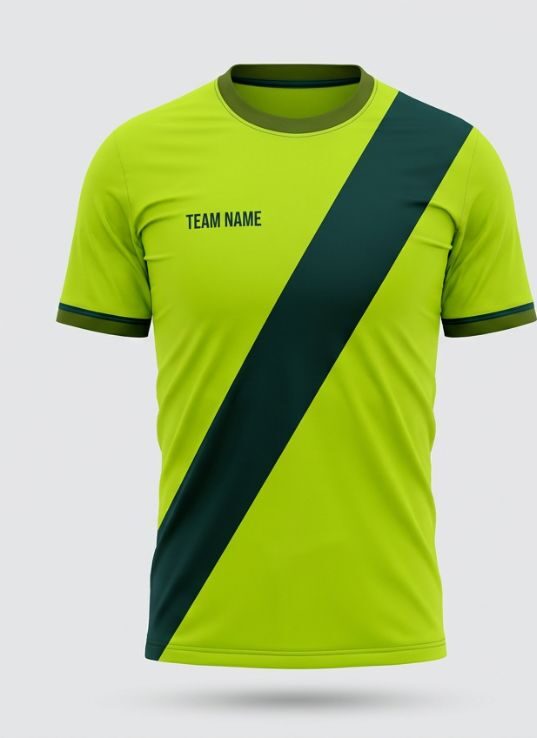 Lime Sash Badminton Jersey