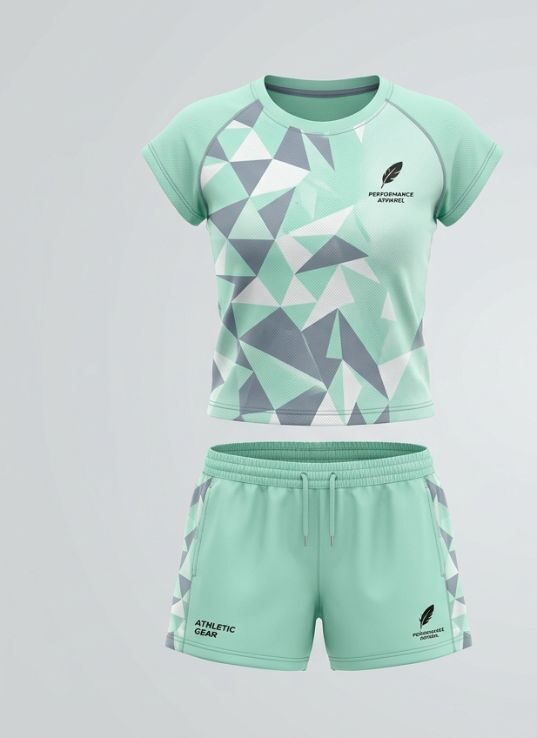 Aero Mint Badminton Jersey