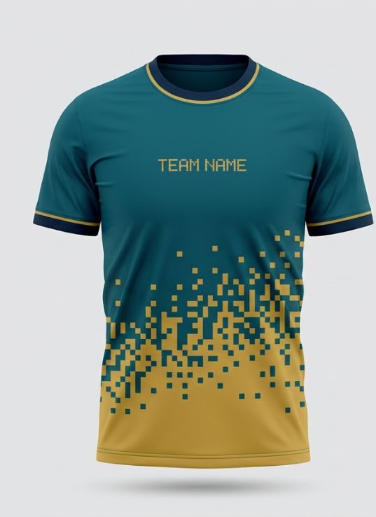 Peacock Pixel Badminton Jersey