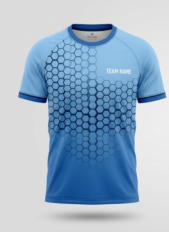 Sky Hex Badminton Jersey