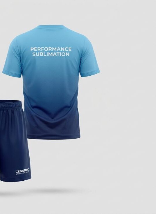 Sky Rise Badminton Jersey, sky blue, back
