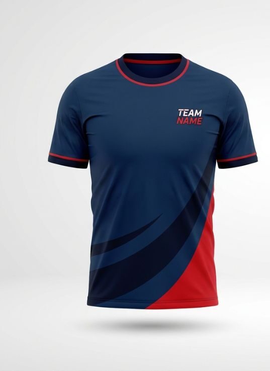Navy Crash Badminton Jersey
